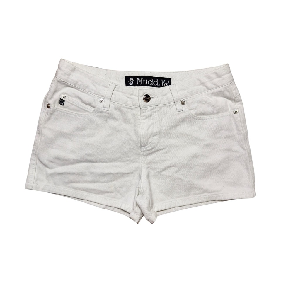 Mudd Yo! White Denim Shorts